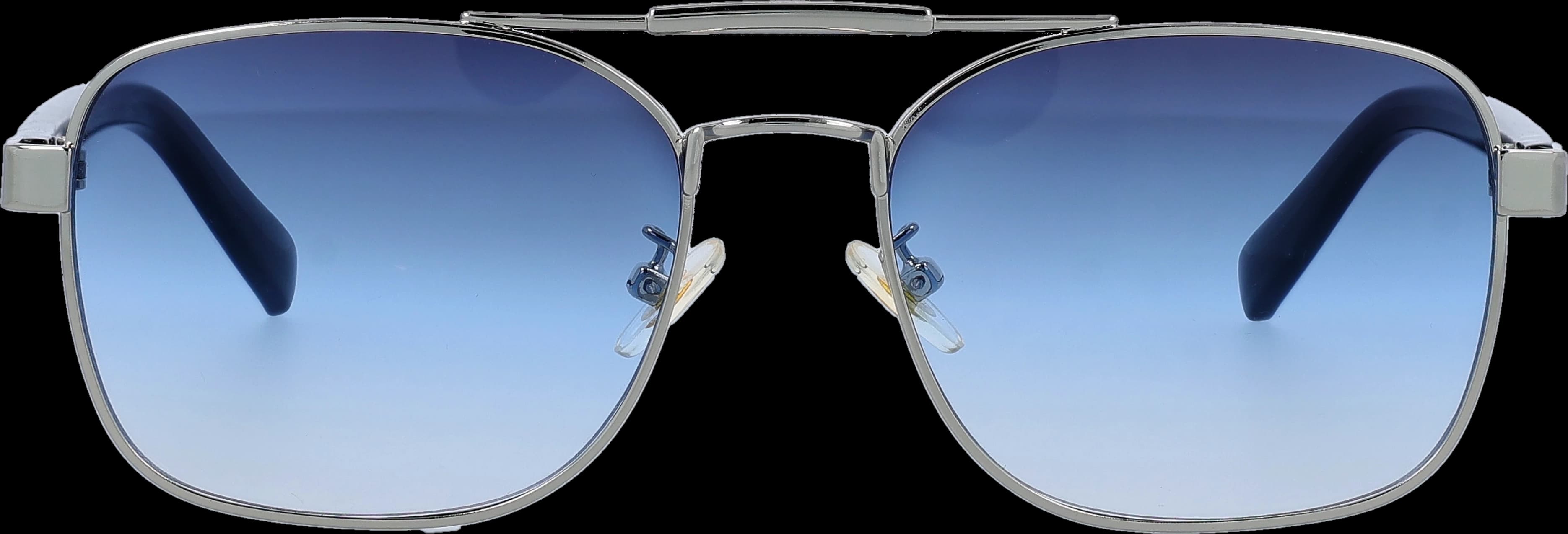 Black Large optical frame front view with arms open