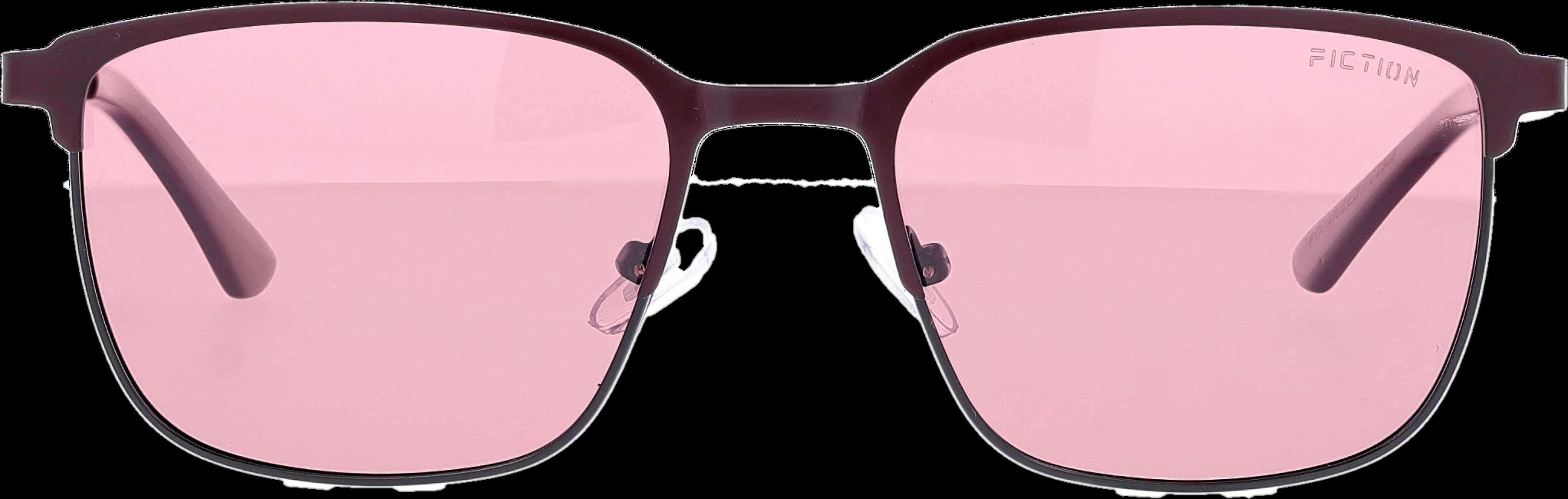 Dark Brown Large optical frame front view with arms open