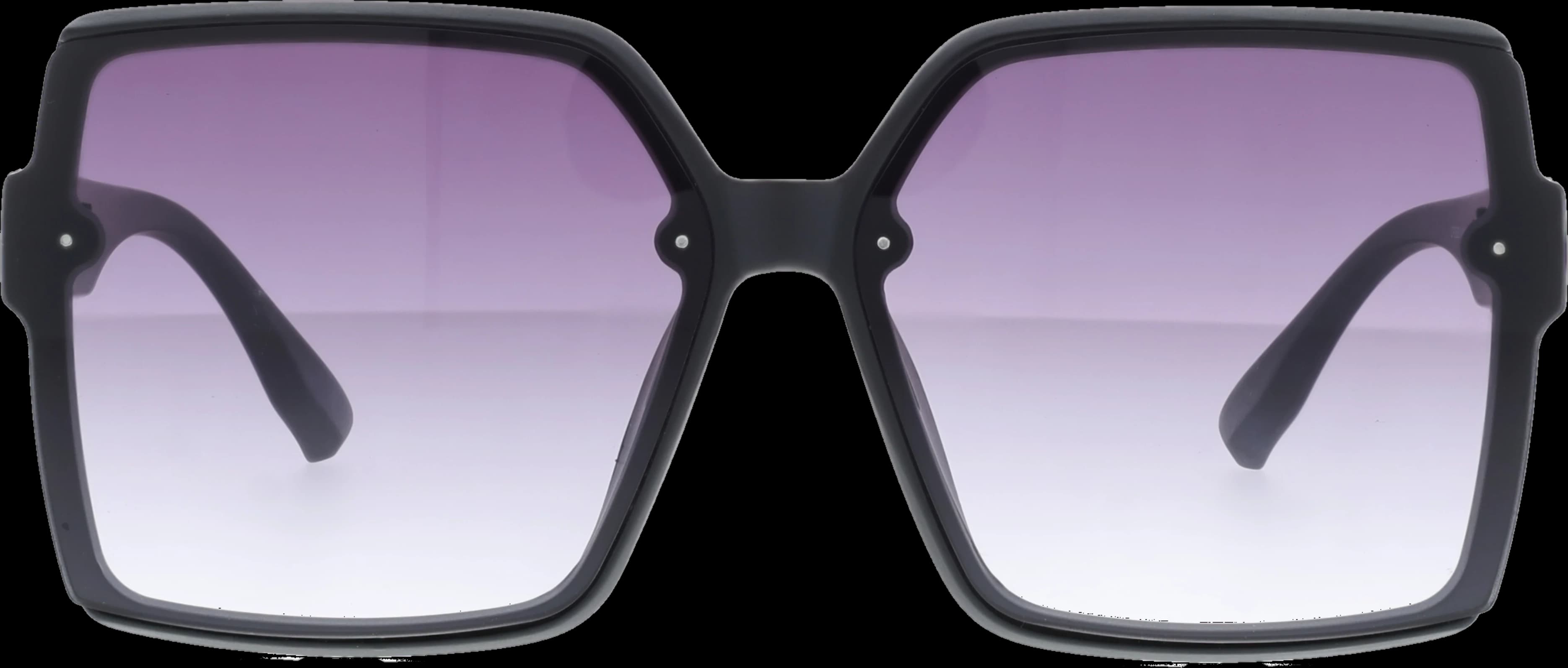 Black Large optical frame front view with arms open