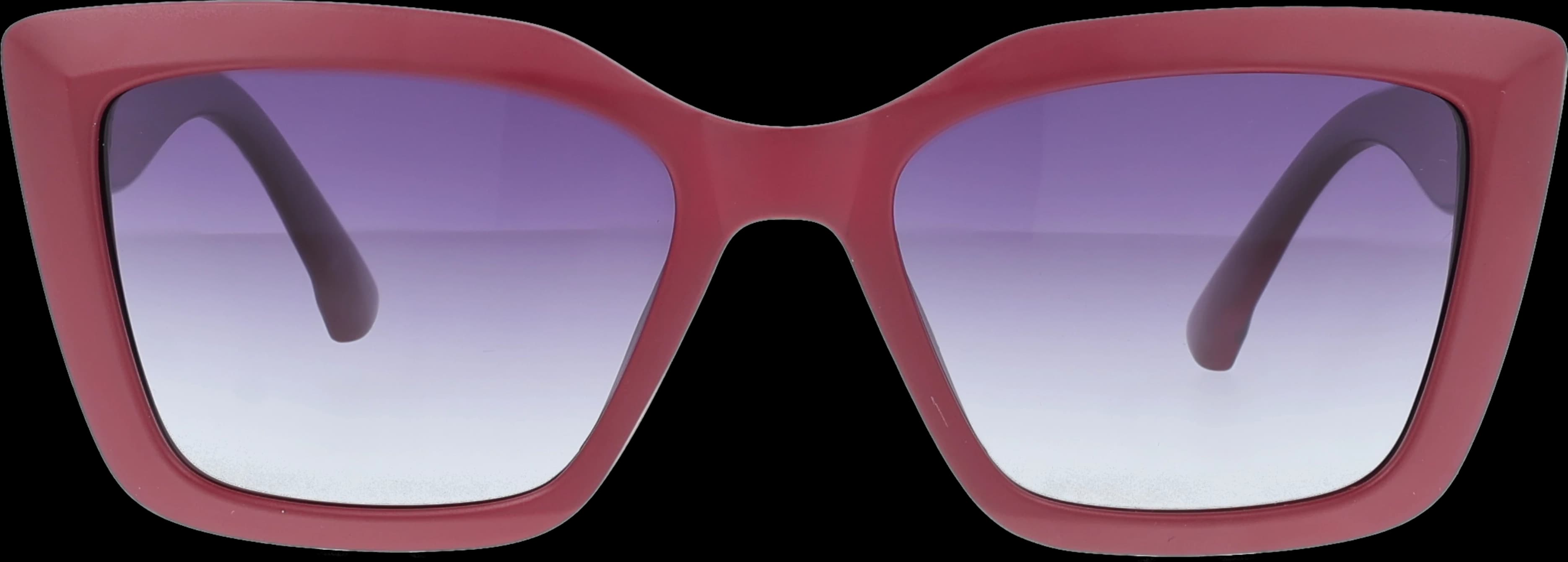 Blue Medium optical frame front view with arms open